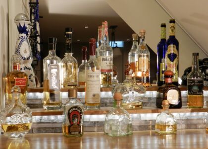 Tequila Bar Display shelves